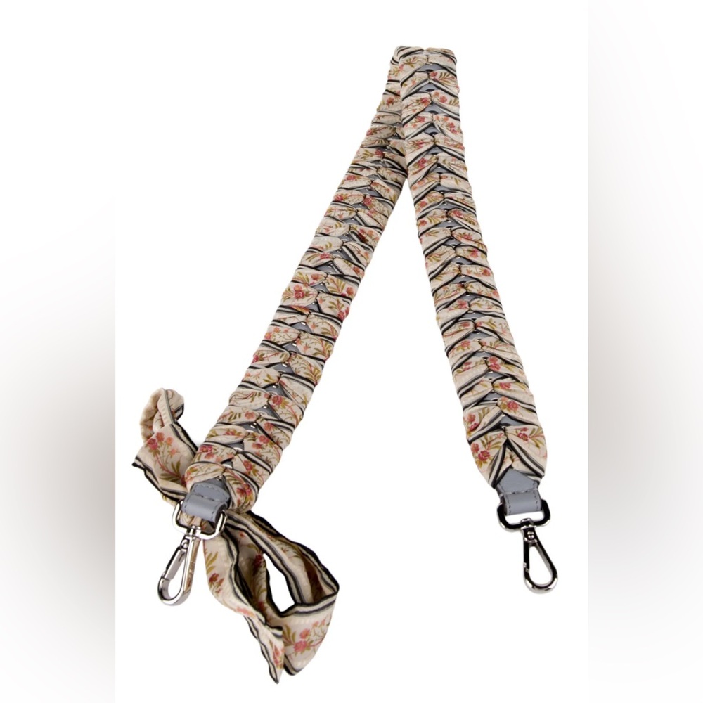 Fendi Floral Braided Bag Strap